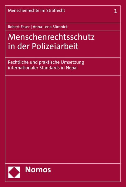 Produktbild: Menschenrechtsschutz in der Polizeiarbeit