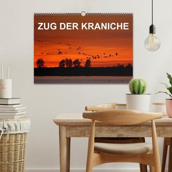 Produktbild: Zug der Kraniche (Wandkalender 2026 DIN A3 quer), CALVENDO Monatskalender