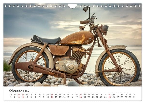 Produktbild: KI - Lost Places aus dem Rechner (Wandkalender 2026 DIN A4 quer), CALVENDO Monatskalender