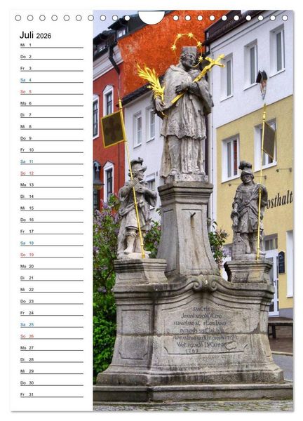 Produktbild: Nepomuk - Der Br&uuml;ckenheilige (Wandkalender 2026 DIN A4 hoch), CALVENDO Monatskalender