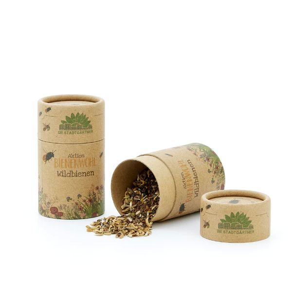 Produktbild: Bienenwohl Bienenwohl Saatgut Dose f&uuml;r 30qm - Wildbiene