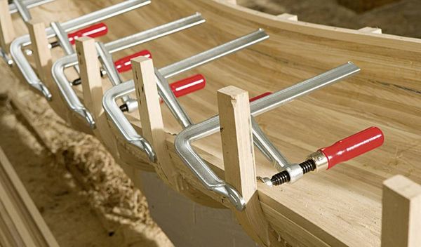Produktbild: Ganzstahlschraubzwinge GZ Spann-W.120mm A.60mm Holzgriff BESSEY