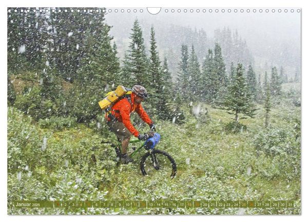 Produktbild: Mountainbike - Über Stock und Stein: Edition Funsport (Wandkalender 2025 DIN A3 quer), CALVENDO Monatskalender