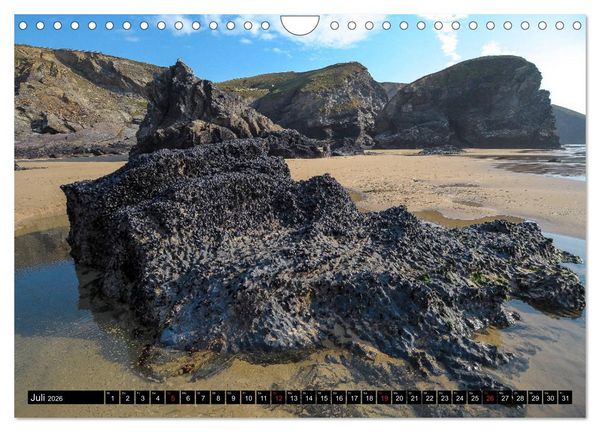 Produktbild: Blickpunkte Cornwall (Wandkalender 2026 DIN A4 quer), CALVENDO Monatskalender