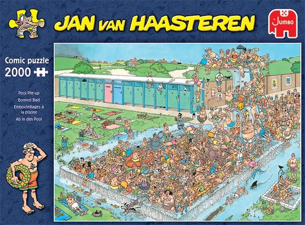 Jumbo Spiele - Jan van Haasteren - Ab in den Pool, 2000 Teile
