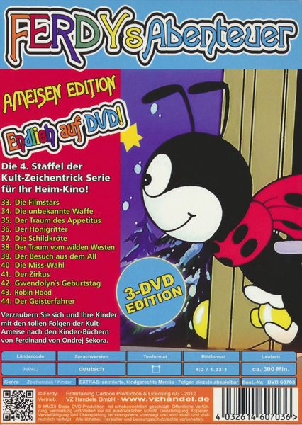 Produktbild: Ferdys Abenteuer - Ameisen Edition - Staffel 4 [3 DVDs]
