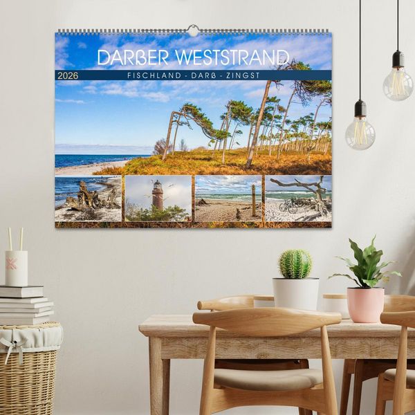 Produktbild: Dar&szlig;er Weststrand - Fischland Dar&szlig; Zingst (Wandkalender 2026 DIN A2 quer), CALVENDO Monatskalender