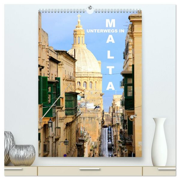 Produktbild: Unterwegs in Malta (hochwertiger Premium Wandkalender 2026 DIN A2 hoch), Kunstdruck in Hochglanz