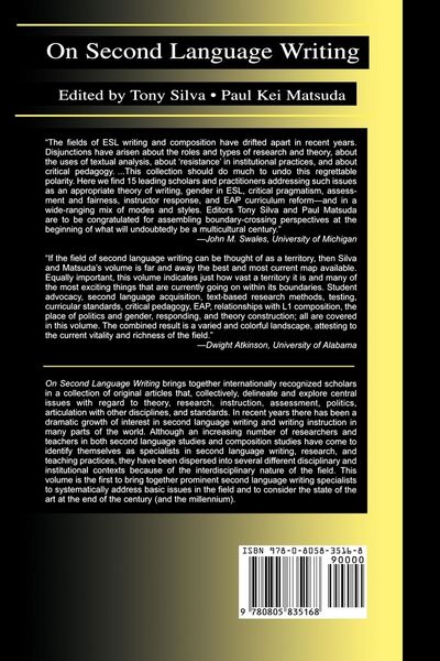 Produktbild: On Second Language Writing