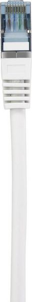 Produktbild: Renkforce RF-5462396 RJ45 Patchkabel CAT 6a S/FTP 20.00 m Wei&szlig; mit Rastnasenschutz, Flammwidrig 1 St.