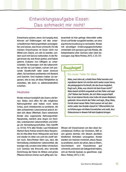 Produktbild: Genussvoll essen in Krippe und Kita