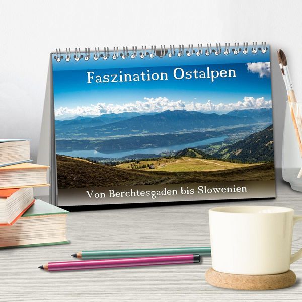 Produktbild: Faszination Ostalpen - von Berchtesgaden bis Slowenien (Tischkalender 2026 DIN A5 quer), CALVENDO Monatskalender