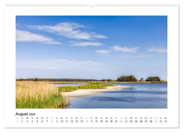 Produktbild: Fischland - Dar&szlig; - Zingst: Zwischen Meer und Bodden (hochwertiger Premium Wandkalender 2026 DIN A2 quer), Kunstdruck in Hochglanz