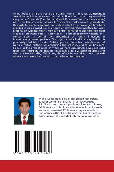 Produktbild: Solubility enhanced itraconazole Anti-fungal gel formulation