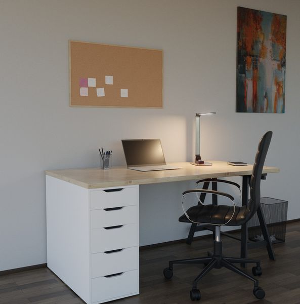 Produktbild: HANSA Tischleuchte LED Breeze, silber