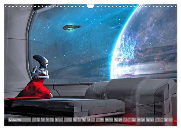Produktbild: Science Fiction Visionen (Wandkalender 2026 DIN A3 quer), CALVENDO Monatskalender