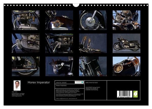 Produktbild: Horex Imperator (Wandkalender 2026 DIN A3 quer), CALVENDO Monatskalender