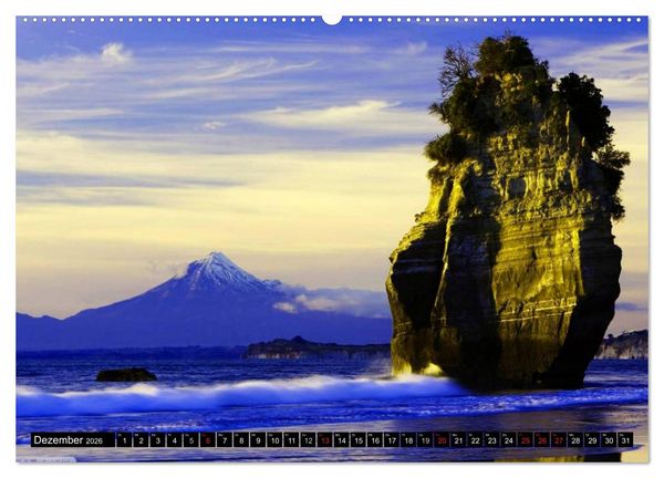 Produktbild: Neuseeland &bull; Impressionen (hochwertiger Premium Wandkalender 2026 DIN A2 quer), Kunstdruck in Hochglanz