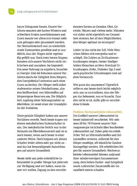 Produktbild: Scheinfasten - das 5-Tage-Programm