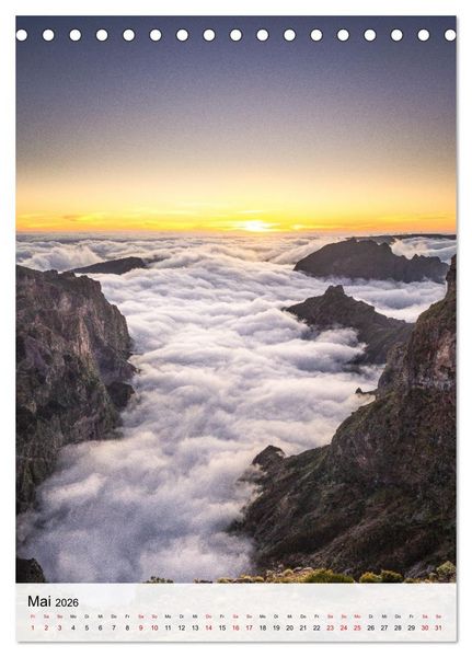 Produktbild: Madeira - Das Juwel im Atlantik (Tischkalender 2026 DIN A5 hoch), CALVENDO Monatskalender
