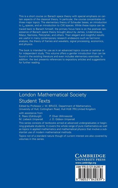 Produktbild: A Short Course on Banach Space Theory