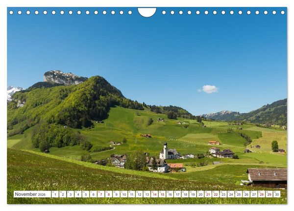 Produktbild: Appenzellerland (Wandkalender 2026 DIN A4 quer), CALVENDO Monatskalender