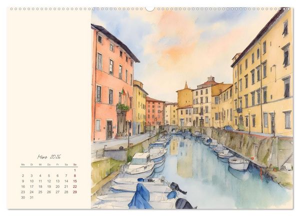 Produktbild: Rundreise durch die Toskana (Wandkalender 2026 DIN A2 quer), CALVENDO Monatskalender