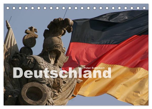 Deutschland (Tischkalender 2024 DIN A5 quer), CALVENDO Monatskalender