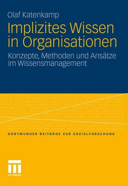 Produktbild: Implizites Wissen in Organisationen