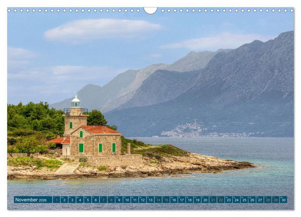 Produktbild: Insel Hvar - Der sonnigste Platz der Adria (Wandkalender 2026 DIN A3 quer), CALVENDO Monatskalender