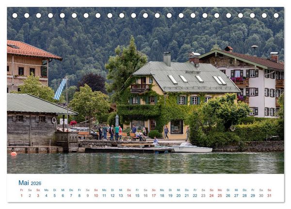 Produktbild: Sch&ouml;ner Tegernsee (Tischkalender 2026 DIN A5 quer), CALVENDO Monatskalender