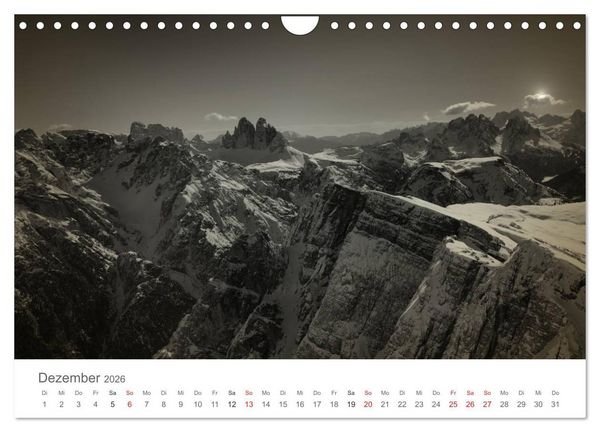 Produktbild: Drei Zinnen - S&uuml;dtirols Wahrzeichen (Wandkalender 2026 DIN A4 quer), CALVENDO Monatskalender