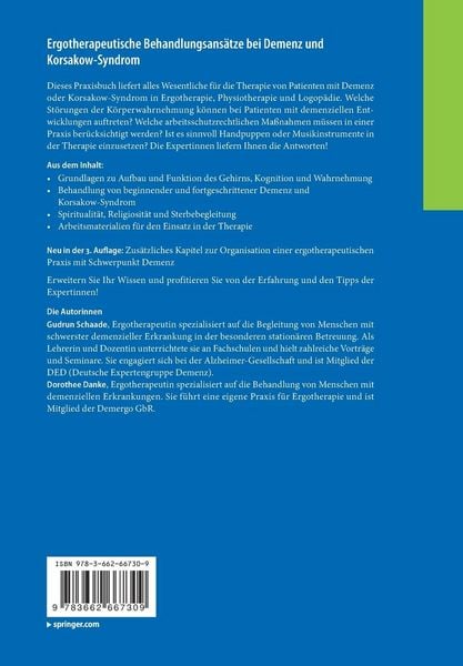 Produktbild: Ergotherapeutische Behandlungsans&auml;tze bei Demenz und Korsakow-Syndrom