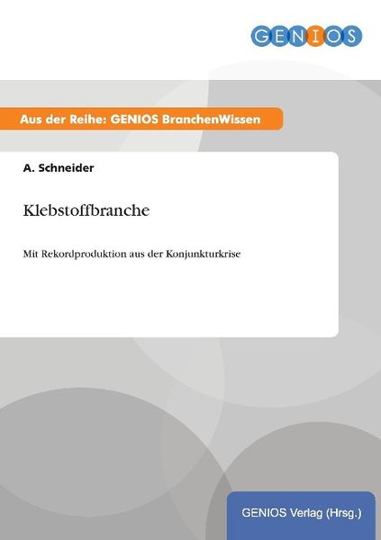 Produktbild: Klebstoffbranche
