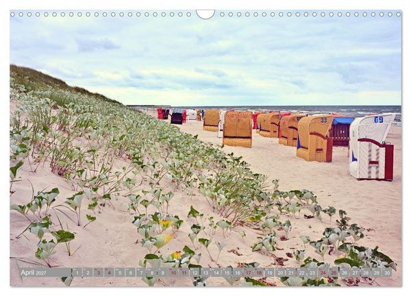 Produktbild: Strandk&ouml;rbe - Lieblinge an Nord- und Ostsee (Wandkalender 2027 DIN A3 quer), CALVENDO Monatskalender