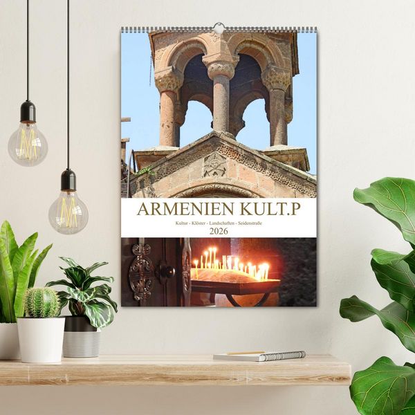 Produktbild: Armenien KULT.P - Kultur - Kl&ouml;ster - Landschaften - Seidenstra&szlig;e (Wandkalender 2026 DIN A2 hoch), CALVENDO Monatskalender