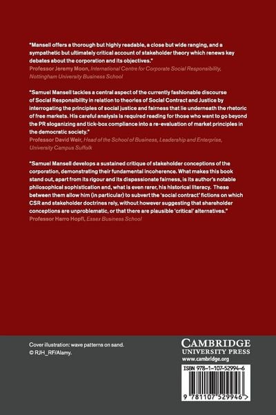 Produktbild: Capitalism, Corporations and the Social Contract