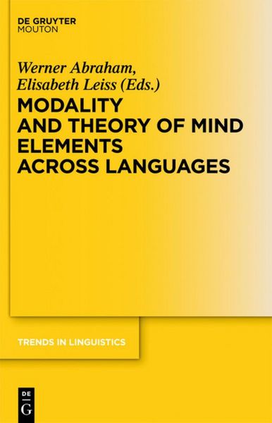 Produktbild: Modality and Theory of Mind Elements across Languages