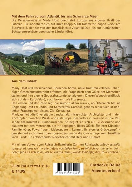 Produktbild: Mit dem Fahrrad vom Atlantik bis ans Schwarze Meer