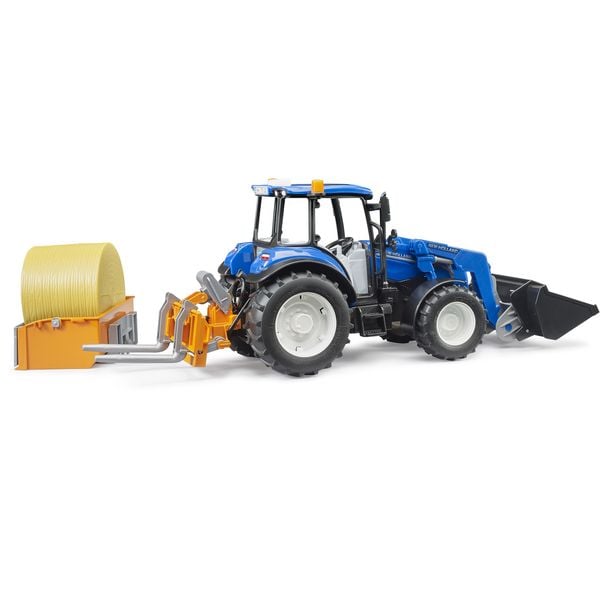 Produktbild: New Holland T5.120 mit Frontlader, Ladekasten und Gabeln