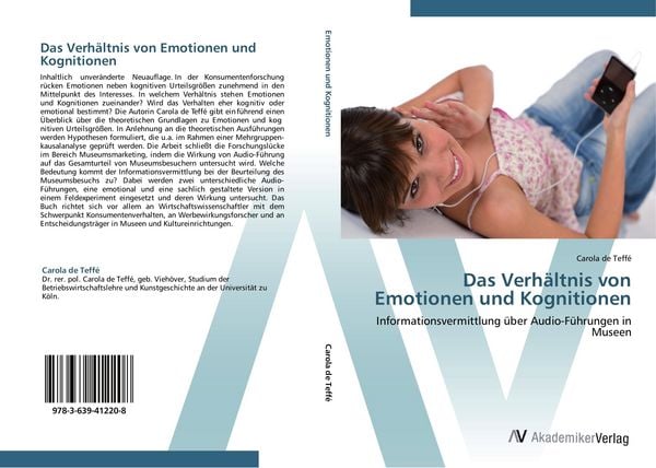 Produktbild: Das Verh&auml;ltnis von Emotionen und Kognitionen