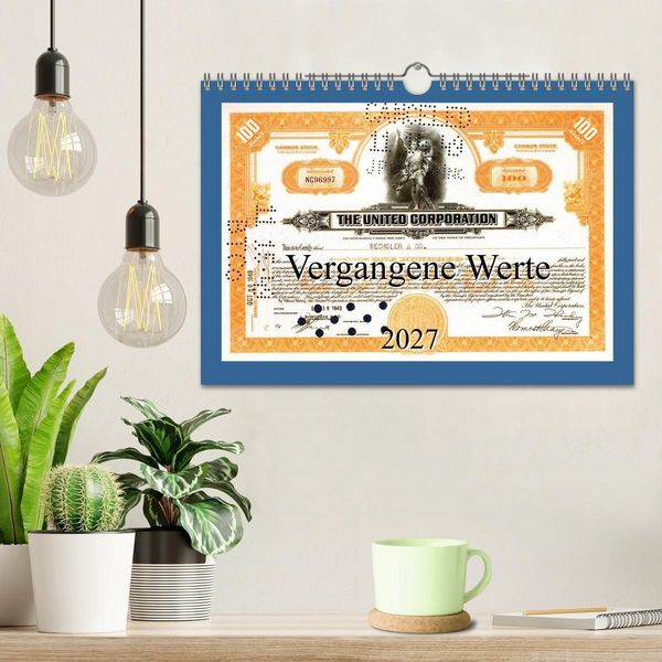 Produktbild: Vergangene Werte (Wandkalender 2027 DIN A4 quer), CALVENDO Monatskalender