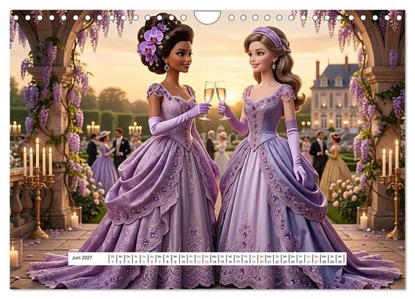 Produktbild: Fabulous Dolls &ndash; Belle &Eacute;poque (Wandkalender 2027 DIN A4 quer), CALVENDO Monatskalender