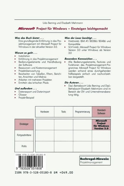 Produktbild: Microsoft Project f&uuml;r Windows
