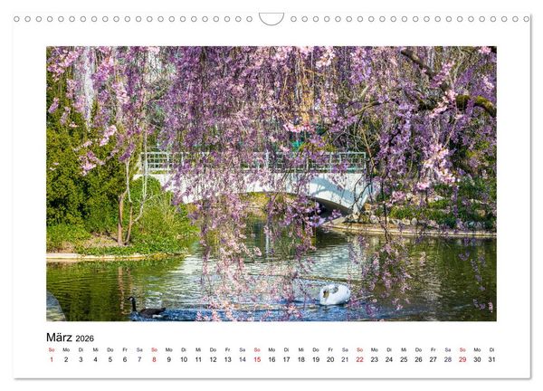 Produktbild: Frankfurt - Parks und G&auml;rten (Wandkalender 2026 DIN A3 quer), CALVENDO Monatskalender