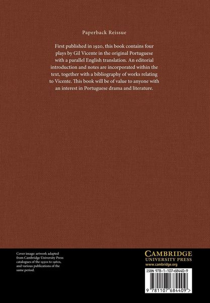 Produktbild: Four Plays of Gil Vicente