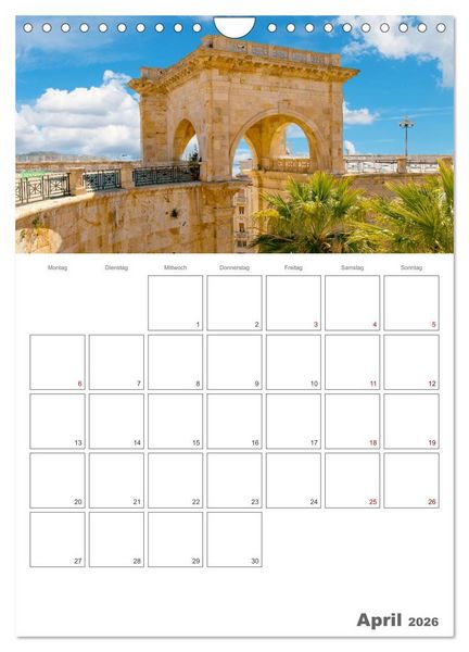 Produktbild: Cagliari - Urlaubsplaner (Wandkalender 2026 DIN A4 hoch), CALVENDO Monatskalender