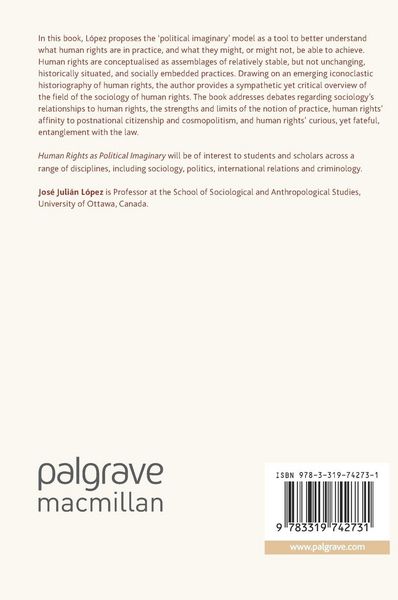 Produktbild: Human Rights as Political Imaginary