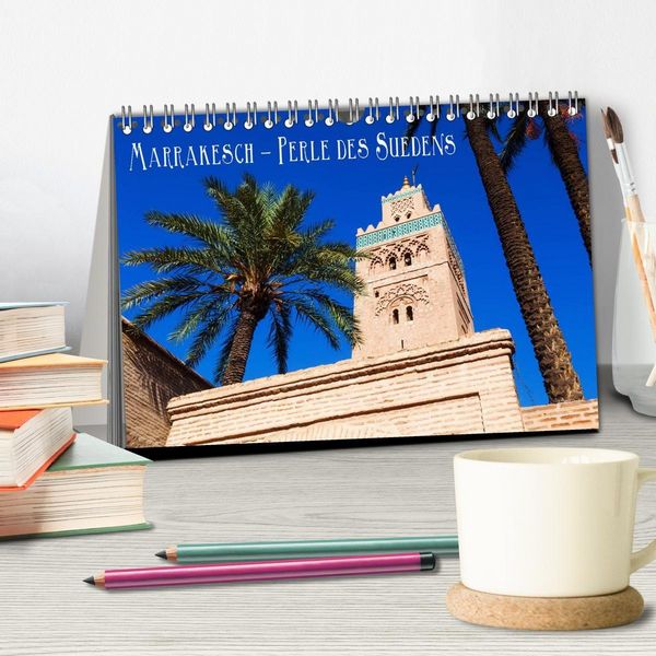 Produktbild: Marrakesch - Perle des S&uuml;dens (Tischkalender 2027 DIN A5 quer), CALVENDO Monatskalender