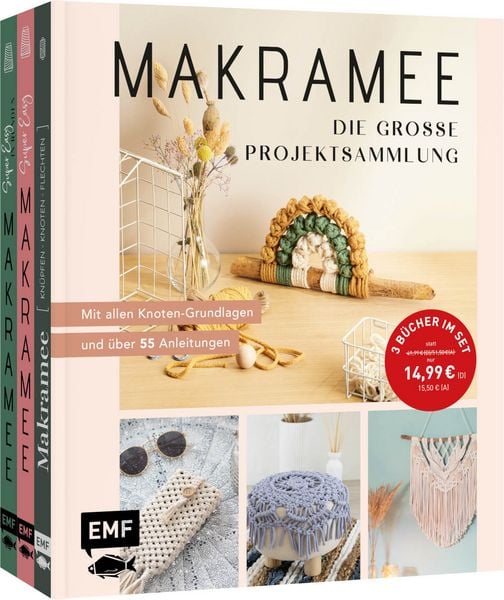 Produktbild: Makramee &ndash; Die gro&szlig;e Projektsammlung mit &uuml;ber 55 Anleitungen